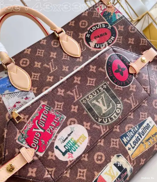 Voyage BAG-43*33*18.5cm VUITTON TOTE ONTHEGO LOUIS 0514